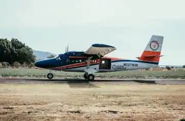 Avión para la práctica de salto en paracaídas en México